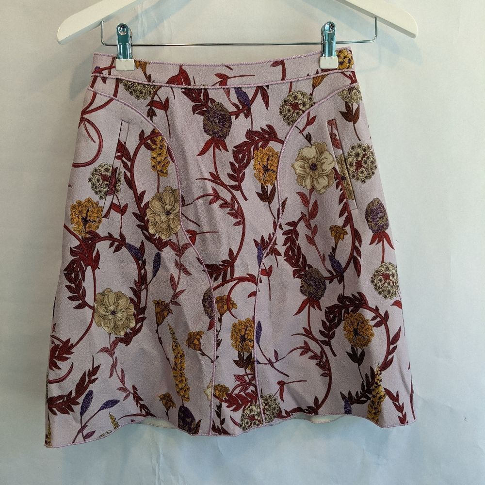 GIAMBATTISTA VALLI floral skirt XXS BNWT w/defect